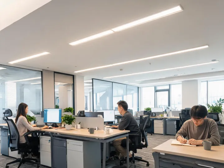 Indoor office lighting